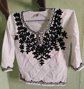 Embroidery Short Kurti