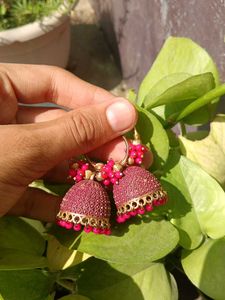 Beautiful Dangle Earrings 🩷🎋