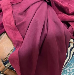 Vintage Velvet Wrap Dress