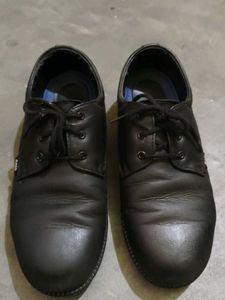 Black Leather Oxford Shoes