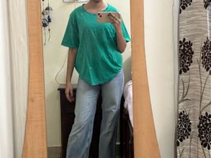 Green Oversized T-Shirt