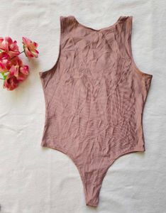 Sleeveless Dusty Rose Bodysuit