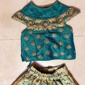 Girls blue lehenga