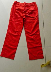 Red trousers