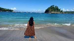 Chic Brown Floral Midi Dress