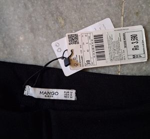 New Mango Black Flared Trousers
