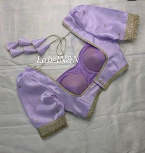 Lavender Silk Blouse