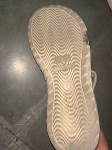 Cream Casual Sandals