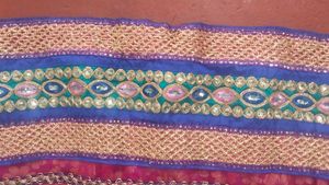 Gorgeous Pink &amp; Blue Lehenga