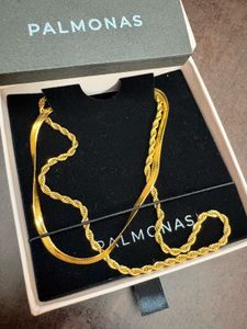 Layered Gold Chain Necklace Set