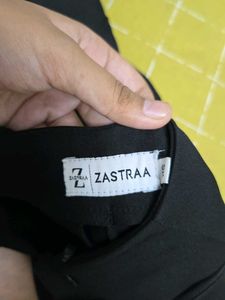 black mini skort