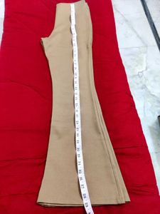 Flared Tan Pants