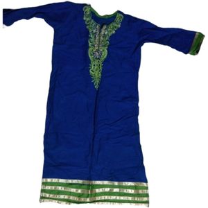 Navy Blue Party Wear Kurta