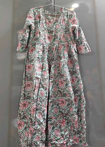 Beautiful Floral Print Feeding Kurta