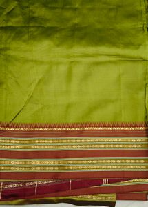 Elegant Green Silk Saree Narayanpeth