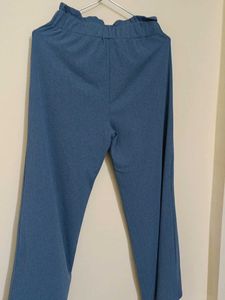 Comfy Blue Wide-Legged Pants