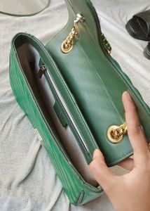 GREEN TORCHON GG MARMONT Bag
