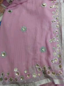 Elegant Pink Saree