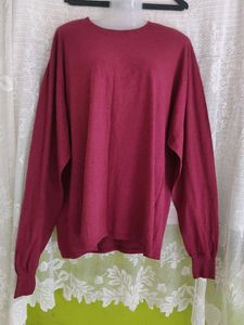 Maroon Long Sleeve Top(unisex)