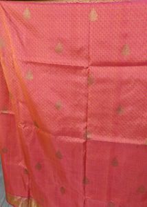 Pure Silk Kanjivaram Saree with Zari (Nalli)