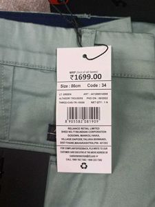 rare shade + Men's Light Green Chinos