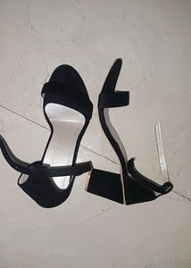 Stylish Black Block Heels