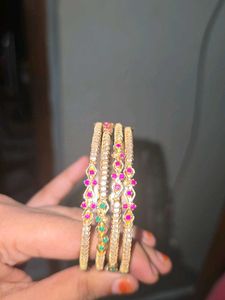 one gram  Set of 4 Elegant Gold Ban