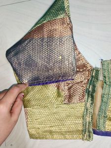Beautiful Multi Colour Banarasi Organza Sarees