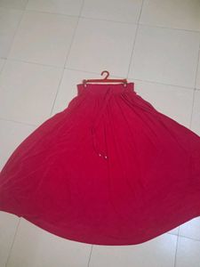 Vibrant Pink Modern Style Skirt
