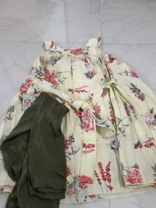 Floral Kurta Set with Pants