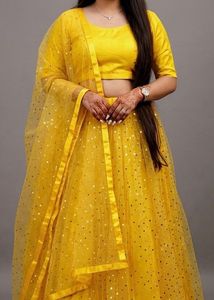 Stunning Yellow Lehenga Choli
