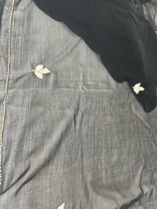 chiffon saree (black)