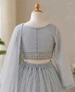 Sparkly Grey Tulle Skirt
