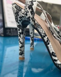Snakeskin Stiletto Heels
