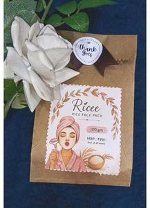 rice face pack🌷 bright and glowing skin