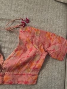 Stylish Pink Tie-Dye Blouse