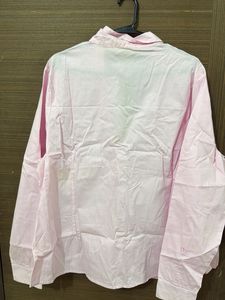 Chic Pink Button-Up Shirt