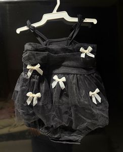 Black Dress with Bows