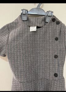 new Zara dress for girl Chic Houndstooth