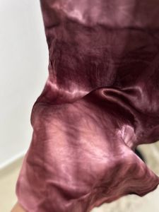 Satin Tie-Dye Maxi Dress