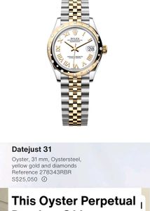 Rolex Datejust 31 Watch