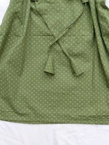 Corset back puff sleeve kurti🍃🫶