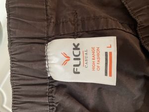 Brown Cargo Joggers