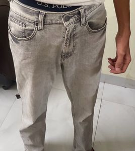 Men's Grey Wash Jeans