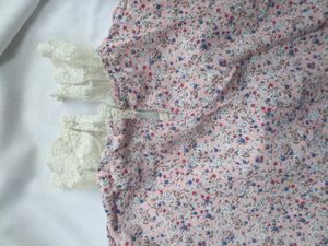 Vintage Floral Lace Collar Dress