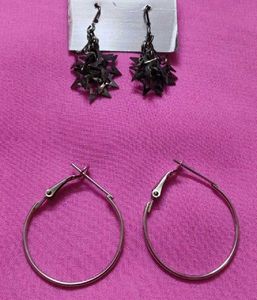 Star & Hoop Earring Set