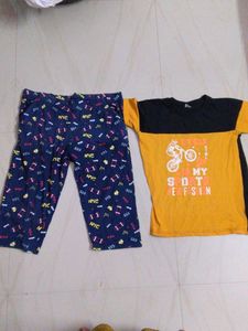 Men's Graphic T-shirt and Pajama Set