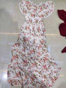 White Off shoulder Dress