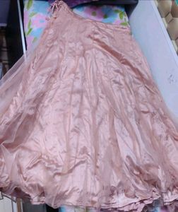 Elegant gotapatti Gown with lahenga nd dupatta