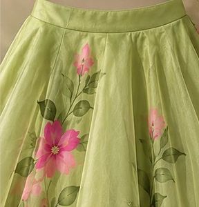 Green Floral Lehenga Choli